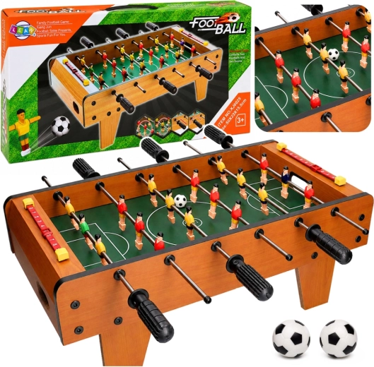 Mini fotbal de masă 50 cm – masă de joc din lemn