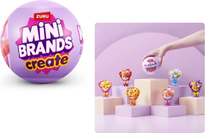 ZURU Mini Brands Create mini buchete kawaii - 1 bucată