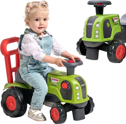 Tractor fără pedale Falk Baby Claas Arion 470 cu claxon