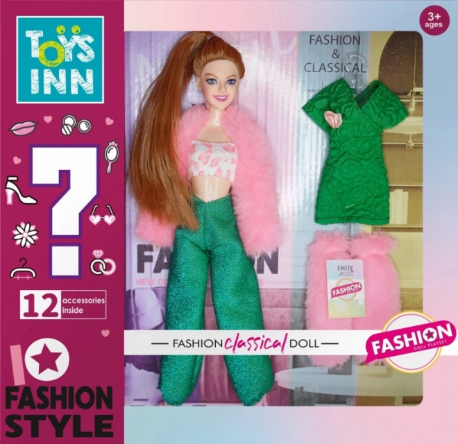 Emily Păpușă la modă roz