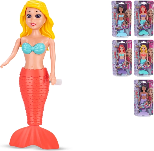 Mermaid Stars păpușă sirenă cu mecanism de întoarcere 18,5 cm