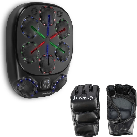 Țintă de box electronică cu LED, Bluetooth și mănuși HMS TB10
