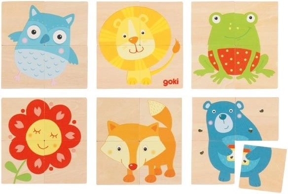 Goki animale de lemn karemo