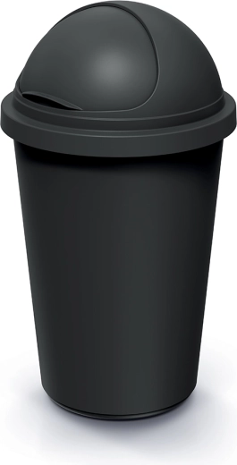 Coș de gunoi Compacta R Roller 50 l din plastic reciclat