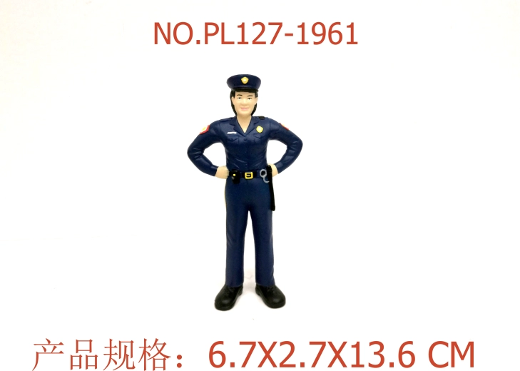 Figurină polițistă 13,6 cm