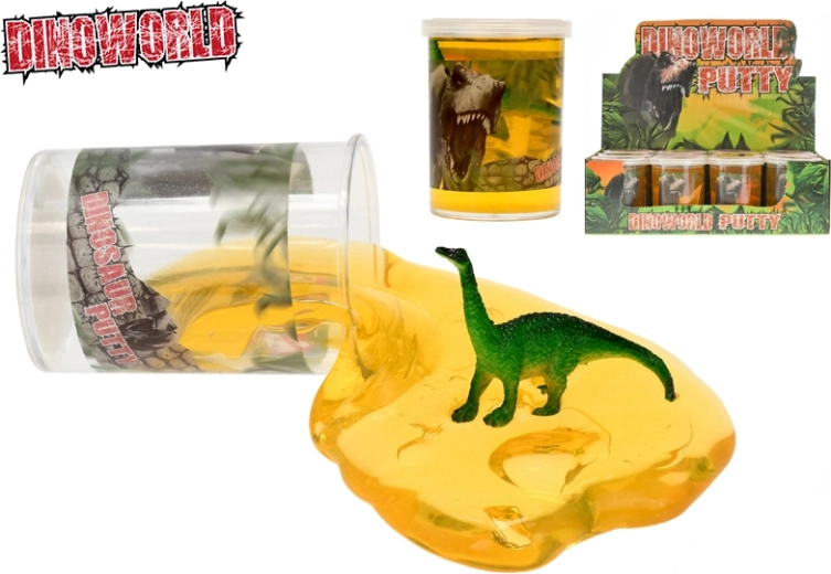 Dinoworld slime cu dinozaur 7,5 cm