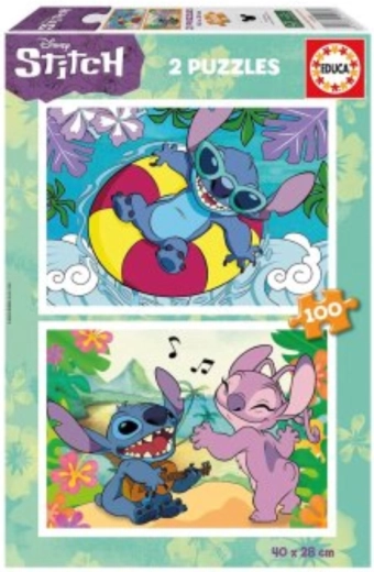 Puzzle Educa Stitch 2×100 piese