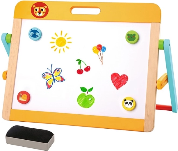 Tablă dublă din lemn BABU pentru copii