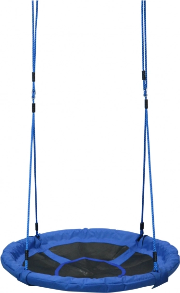 Leagăn rotund pentru copii 100 cm albastru