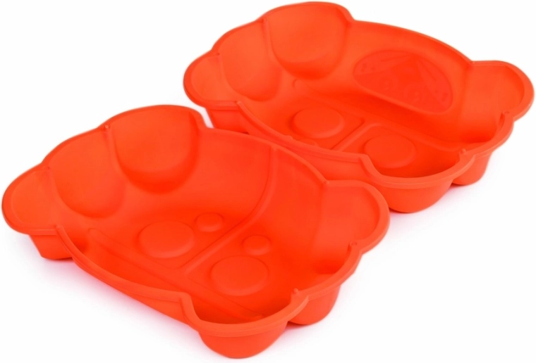 Ladie de nisip crab portocaliu cu capac