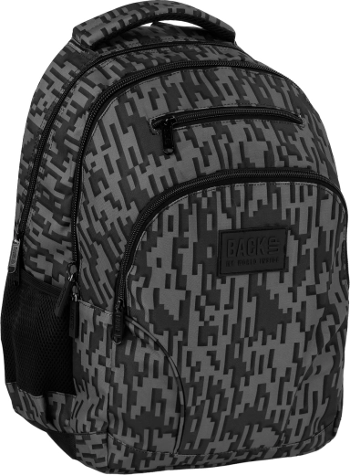 Rucsac pentru elevi/studenți BackUP Steel gri 30 l