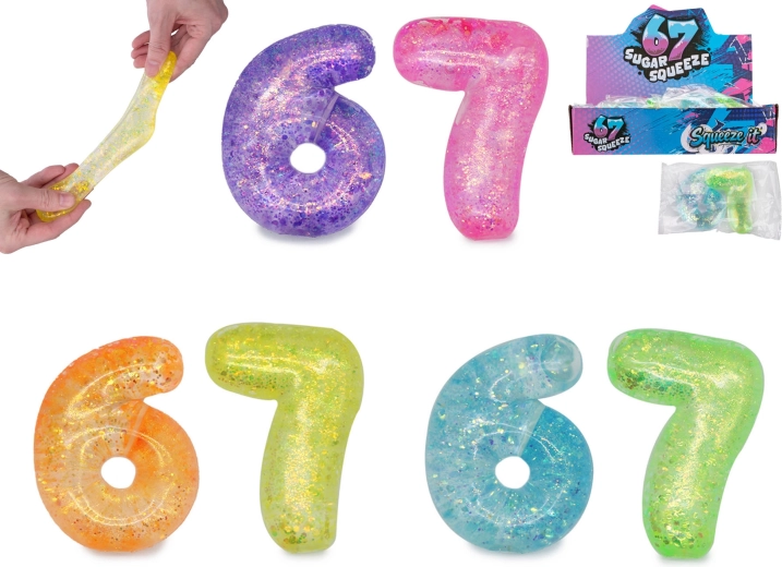 Six Seven cifre elastice Sugar – set 2 buc.