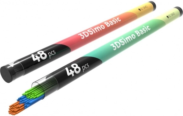 Filament PCL pentru stilou 3D Basic – verde, albastru, maro (15 m)