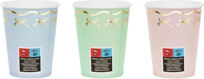 Pahare de petrecere Kokardki (fundite) mix 220 ml
