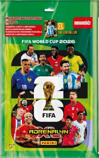Set mega de start Panini FIFA World Cup 2026 cu cărți colecționabile