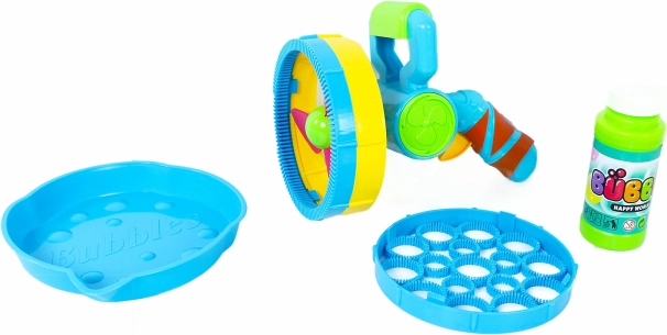 Mare pistolă de bule cu soluție de săpun