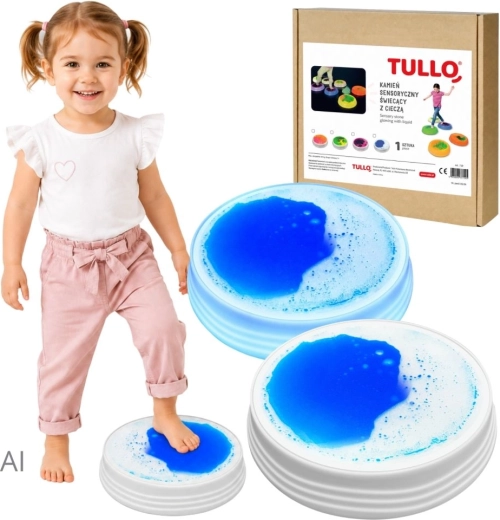 Piatră senzorială lichidă luminoasă albastră Tullo