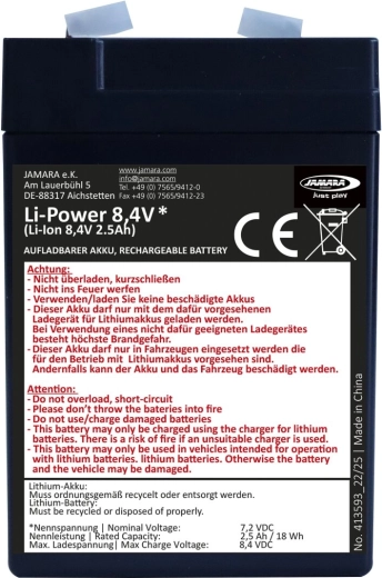 Baterie Li-Ion de schimb JAMARA Li-Power 8.4
