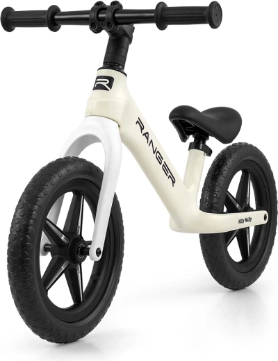 Milly Mally bicicletă de echilibru Ranger Flash albă