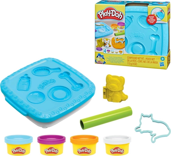 Play-Doh set creativ – animăluțe de companie, albastru