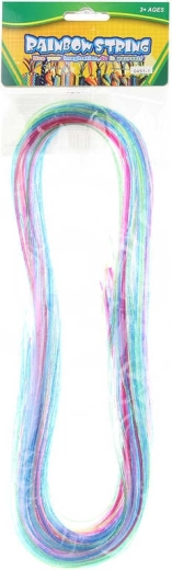 Sfori colorate pentru împletit și tuburi modelabile 100 cm, set 35 buc.