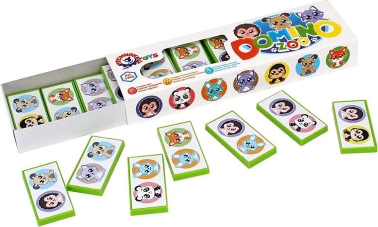 Domino cu animăluțe în cutie