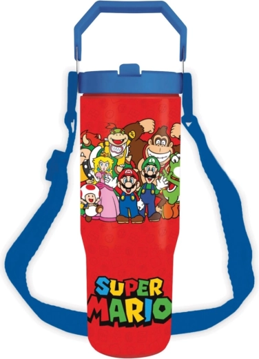 Cană de călătorie cu curea Super Mario