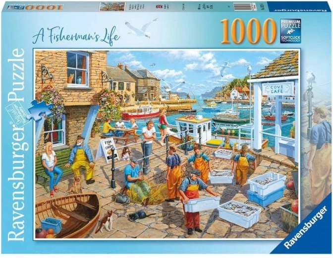 Puzzle Ravensburger Viața pescarului 1000 de piese