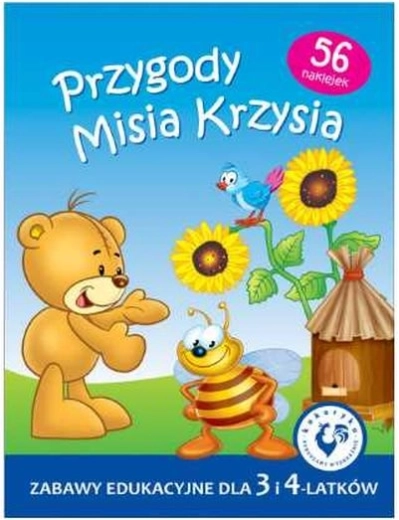 Aventurile Ursulețului Krzyś – carte cu autocolante (distracție educativă)
