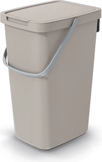 Coș de gunoi 20 l maro deschis SYSTEMA Q COLLECT