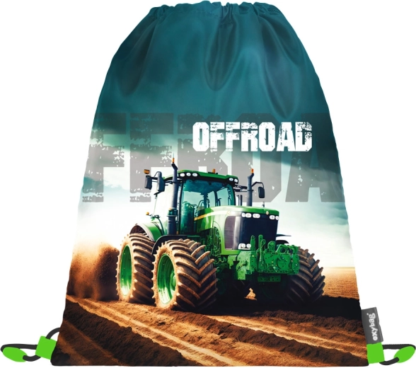 OXYBAG săculeț pentru sport cu motiv tractor 30 × 37 cm