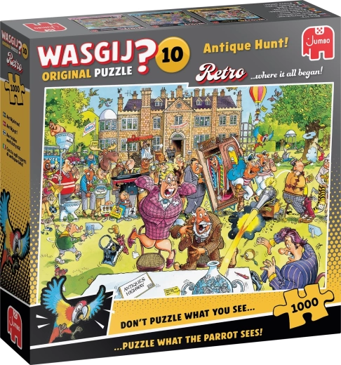 Jumbo Wasgij Retro Original 10: Vânătoarea de antichități! puzzle 1000 de piese