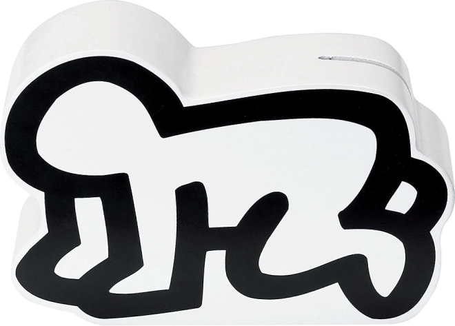 Pușculiță din lemn KEITH HARING de la Vilac