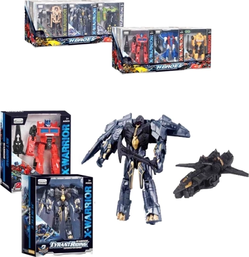 Transrobot X Warrior cu accesorii