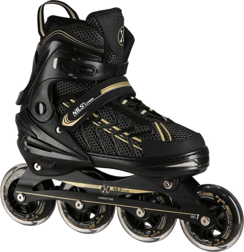 Role cu rotile Nils Extreme negru-auriu – L (39-42)