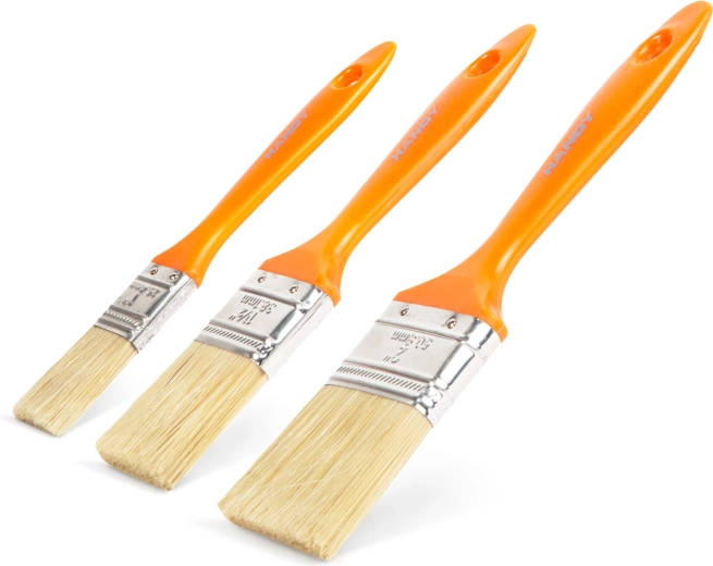 Set de pensule plate pentru vopsit, 3 buc.