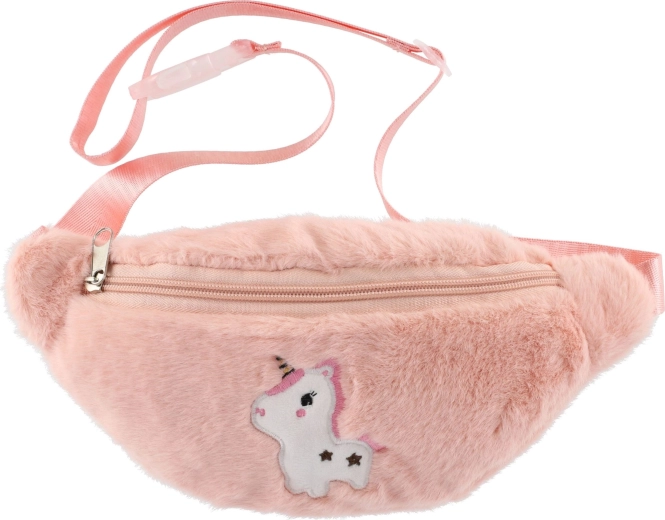 Borsetă Pufoasă cu Unicorn pentru Copii