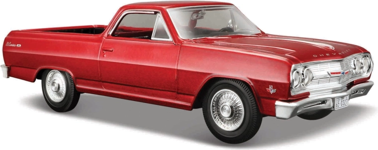Maisto Chevrolet El Camino 1965 roșu metalizat 1:24