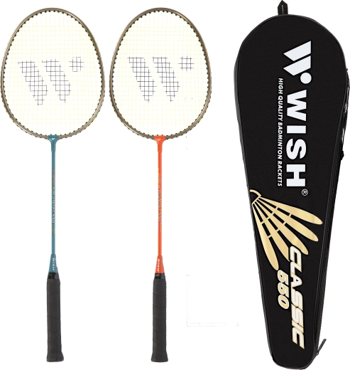 Set de badminton Wish Alumtec 550K cu husă