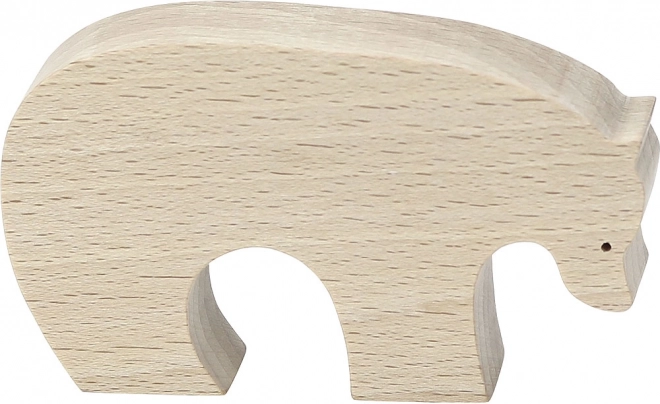 Figurină din lemn urs