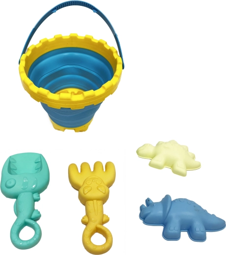 Set de nisip pentru copii Dino, 5 piese