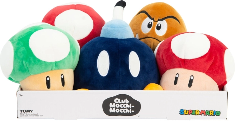 Figurină de pluș Nintendo Super Mario junior assort - 1 bucată