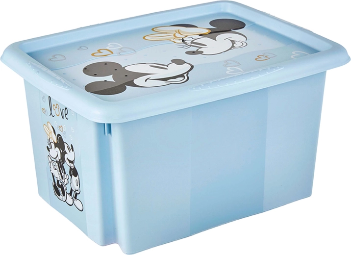 Cutie de depozitare cu capac Mickey 15 l