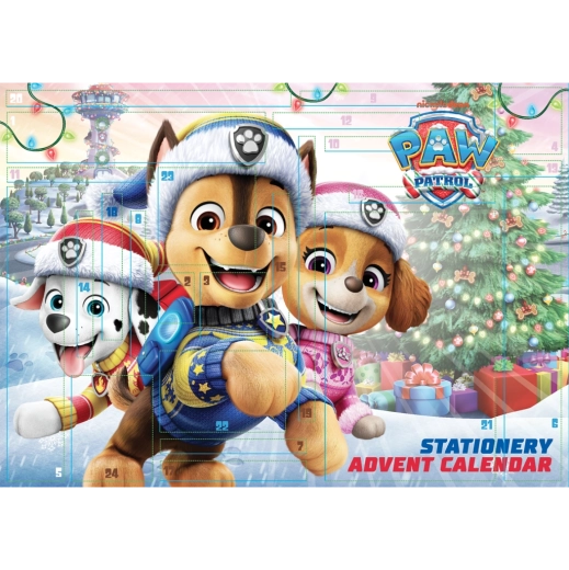 Calendar advent Paw Patrol cu rechizite