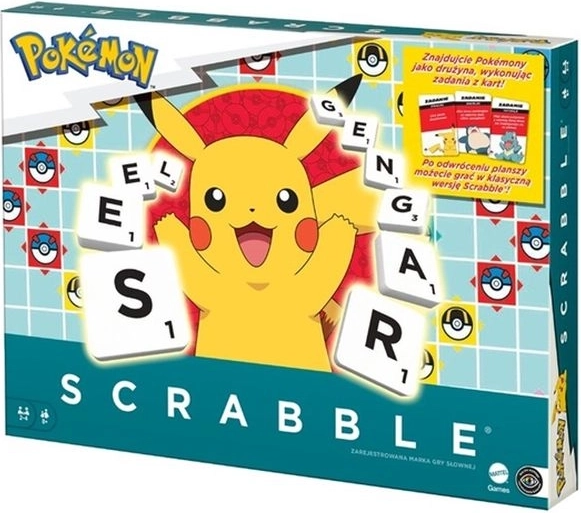 Mattel Scrabble Pokémon – versiune cehă
