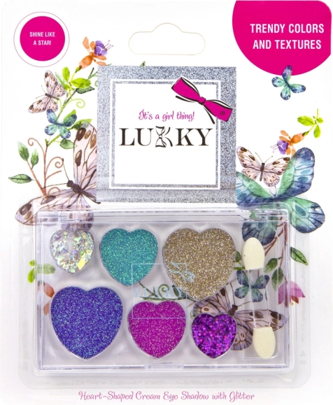 Farduri cremoase cu sclipici și pensulă pentru copii