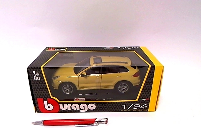 Bburago Porsche Cayenne Turbo galben 1:24