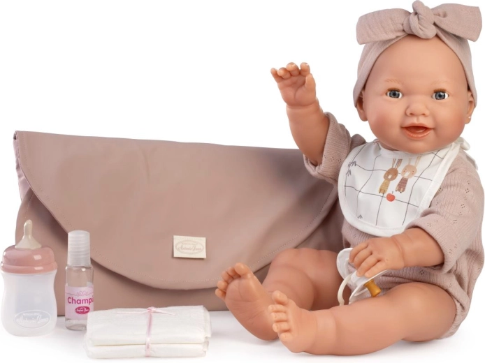 Antonio Juan Mia bebeluș realist care clipește și face pipi, 42 cm