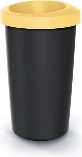 Coș de gunoi Compacta R Drop 25 l galben deschis