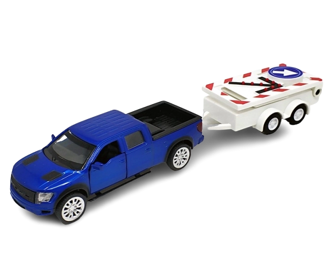 Model metalic pick-up Ford F-150 SVT Raptor 1:52 cu lumini și sunete